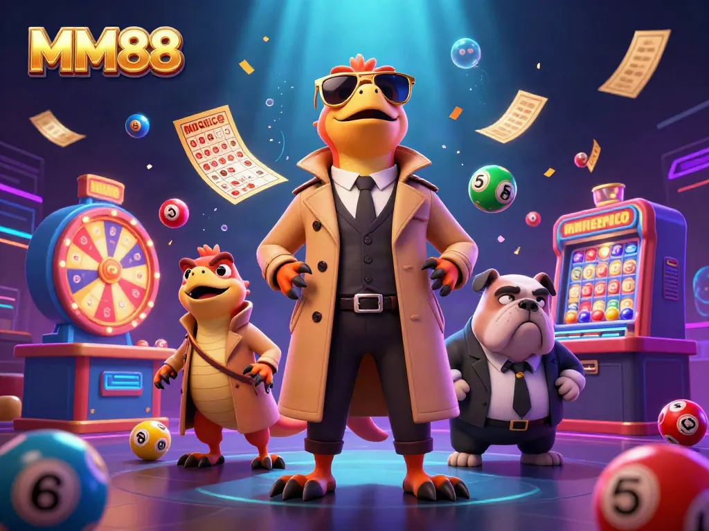 Experience MM88 excitement with raptors in disguise entering a VIP casino lounge.