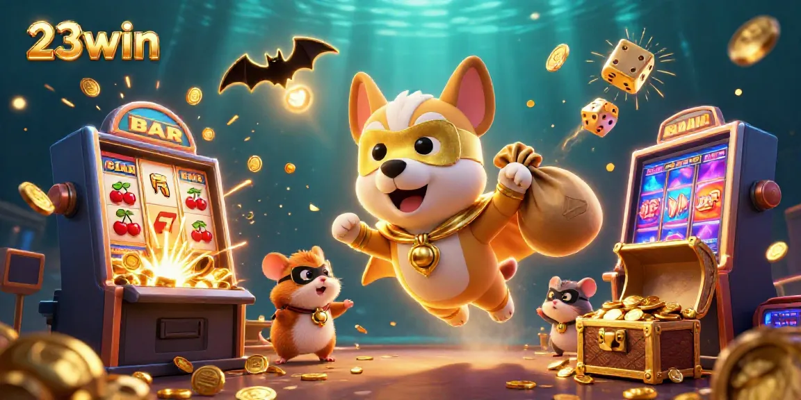 Experience thrilling jackpots at 23win with dynamic casino scenes and engaging characters.