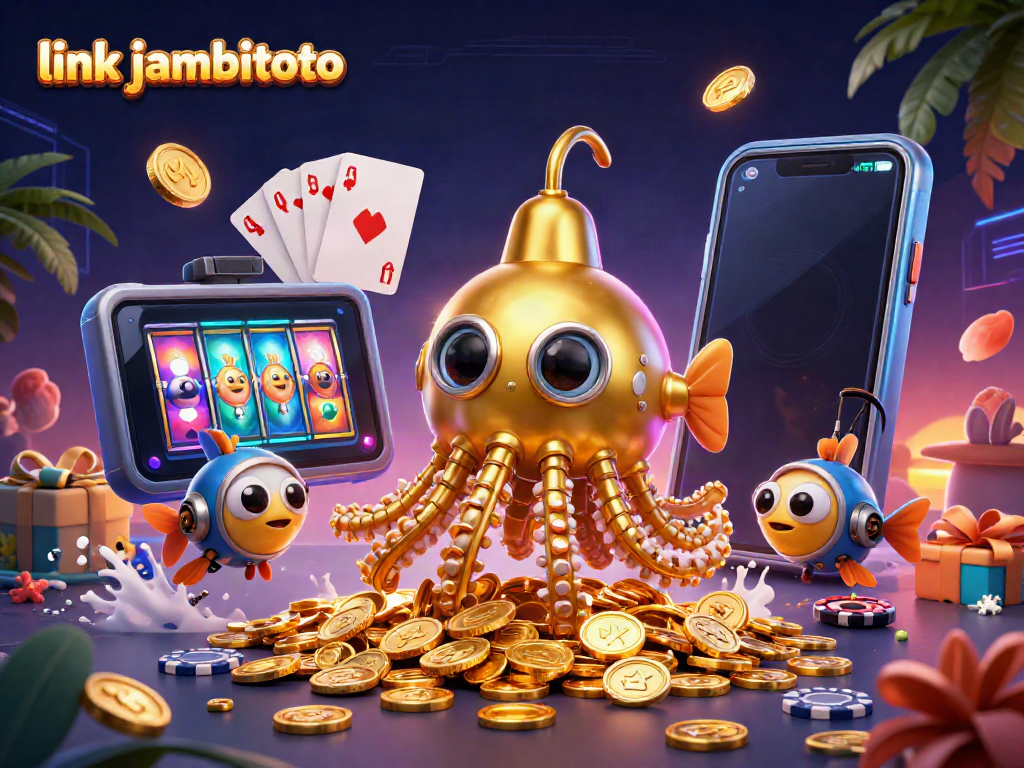 Engage in thrilling wins at link jambitoto with vibrant 3D casino-themed underwater adventure.