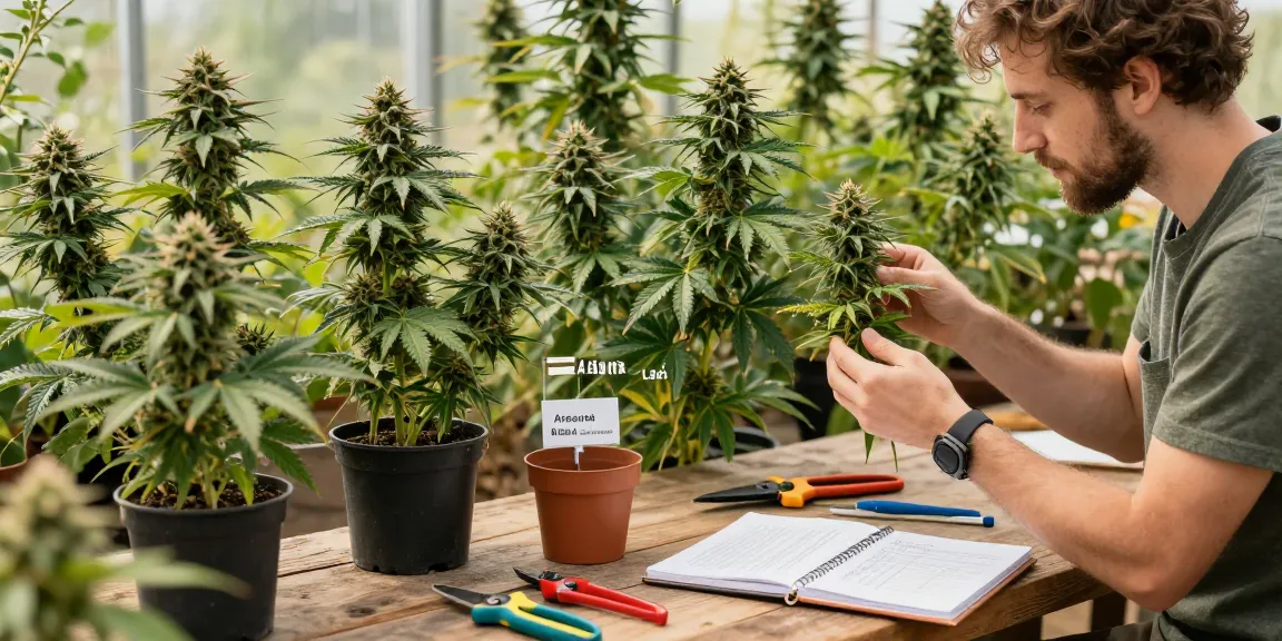 Alien Labs Biskante and other cannabis strains showcased in a vibrant cultivation setting.