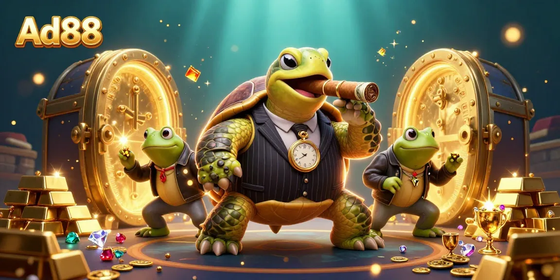 Experience gambling excitement at Ad88 with our vibrant casino-themed illustration.