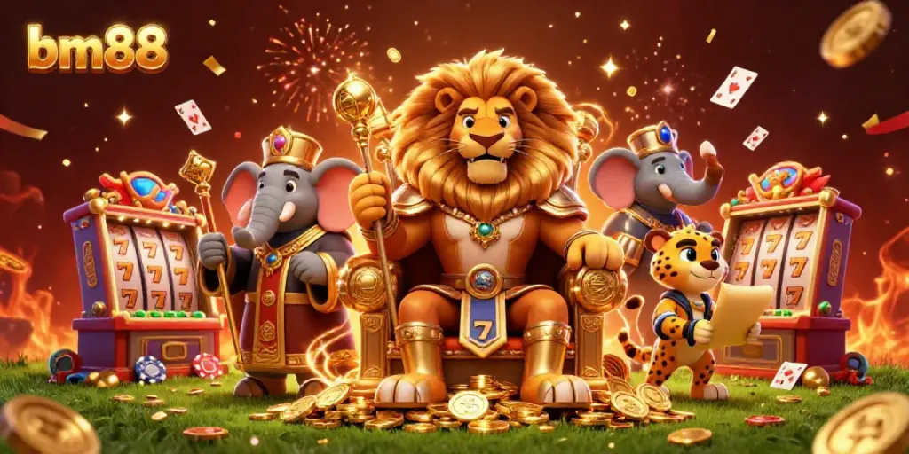 Get ready for excitement at bm88, as the lion king presides over thrilling slots and golden wins.