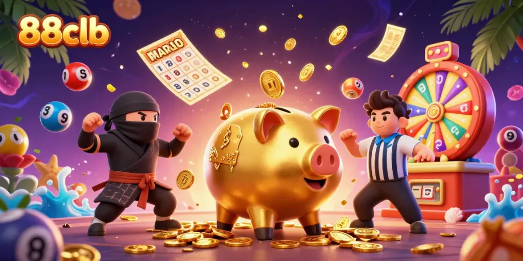 Experience the exciting world of 88clb with vibrant games and animated characters!