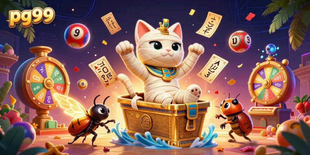 Experience thrilling adventures at pg99 with our vibrant gaming elements and Egyptian-themed fun.