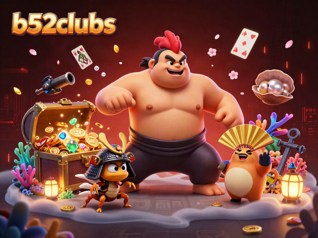 Experience the excitement of b52clubs as iconic characters engage in dynamic, vibrant casino action.