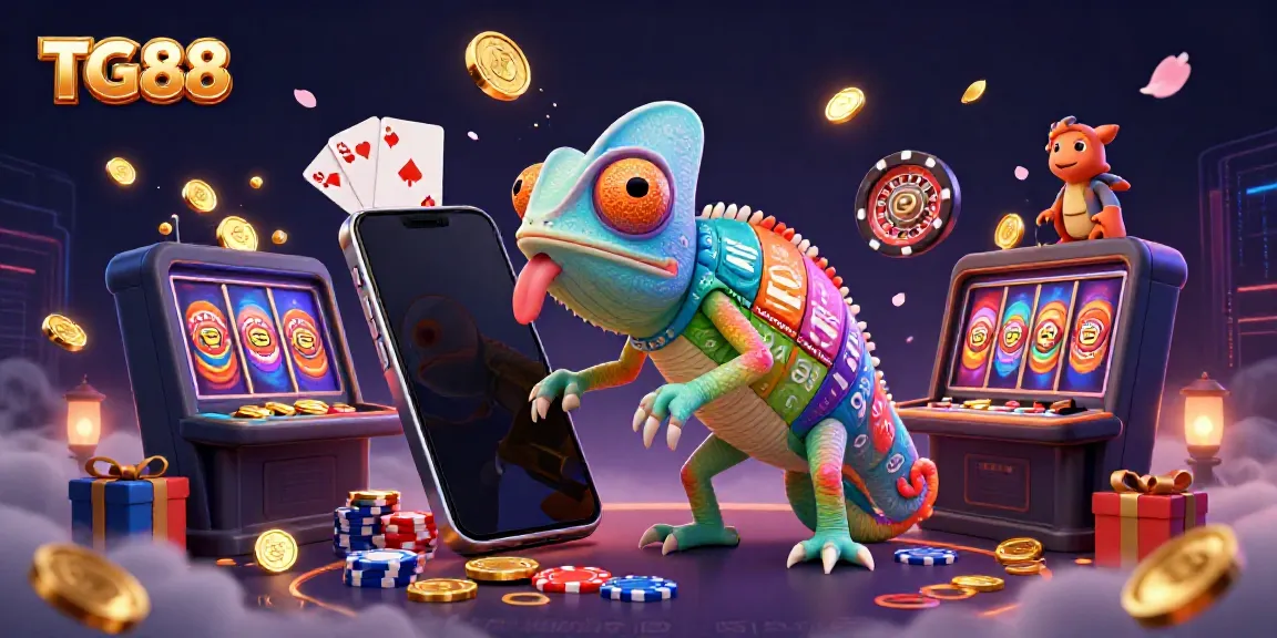 Experience dynamic gaming action with TG88's vibrant casino atmosphere and engaging game elements.
